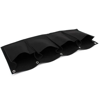 Non-woven Fabrics Horizontal Hanging Wall Garden 4 Pockets Planting Bags Seedling Wall Planter 65x26cm
Non-woven Fabrics Horizontal Hanging Wall Garden 4 Pockets Planting Bags Seedling Wall Planter 65x26cm