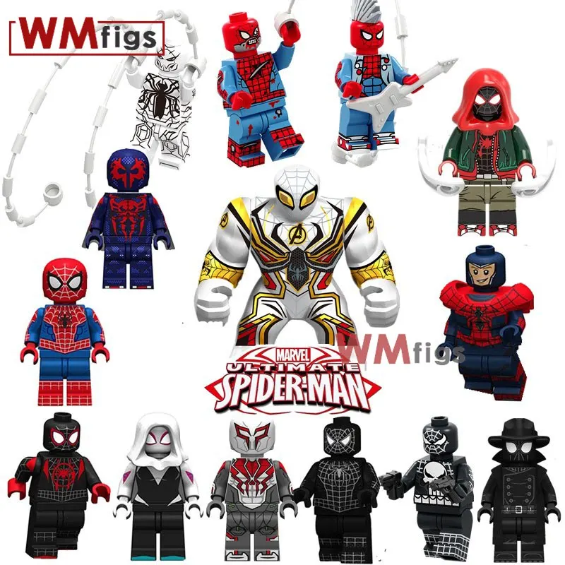 New Spiderman building blocks Iron Man Anti-Venom Marvel Super Hero Deadpool kids Toys for children gift
New Spiderman building blocks Iron Man Anti-Venom Marvel Super Hero Deadpool kids Toys for children gift