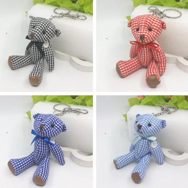 1Pcs 11CM Small Grid Clothes Jointed Teddy Bear With Bow/Button Urso De Pelucia Oso Dolls cellphone bag key chain
1Pcs 11CM Small Grid Clothes Jointed Teddy Bear With Bow/Button Urso De Pelucia Oso Dolls cellphone bag key chain