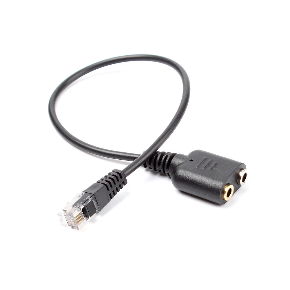 RJ11 to Dual 3.5mm Headphone Female Converter Adapter Audio Cable 20CM #73791
RJ11 to Dual 3.5mm Headphone Female Converter Adapter Audio Cable 20CM #73791