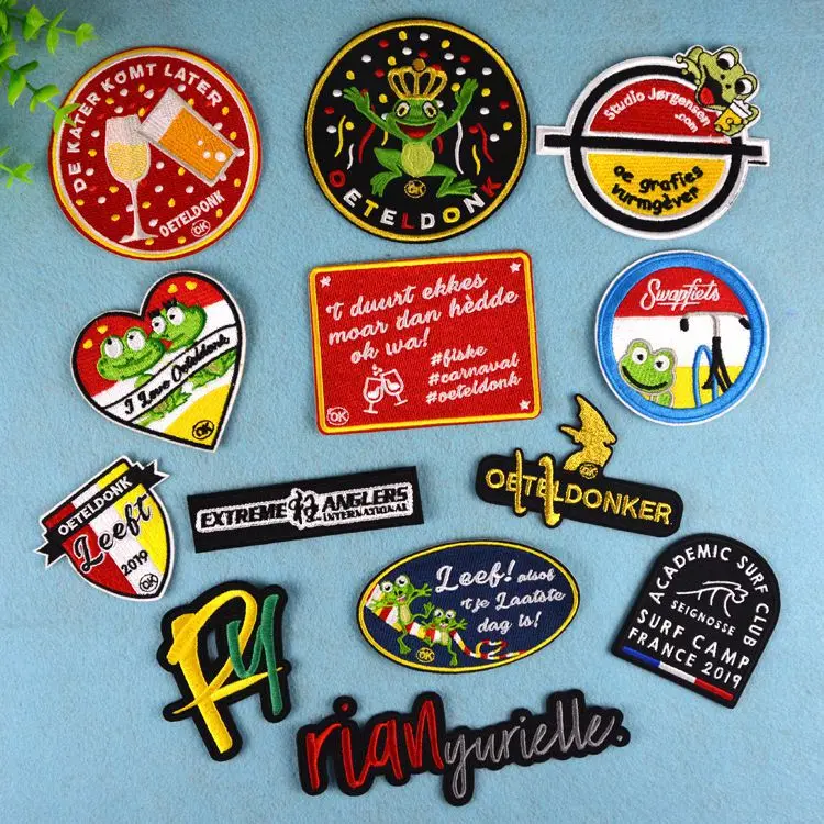 Lovely Animal Clothing Accessories Decoration iron on Patches Frog English Letters Embroidery badge
Lovely Animal Clothing Accessories Decoration iron on Patches Frog English Letters Embroidery badge