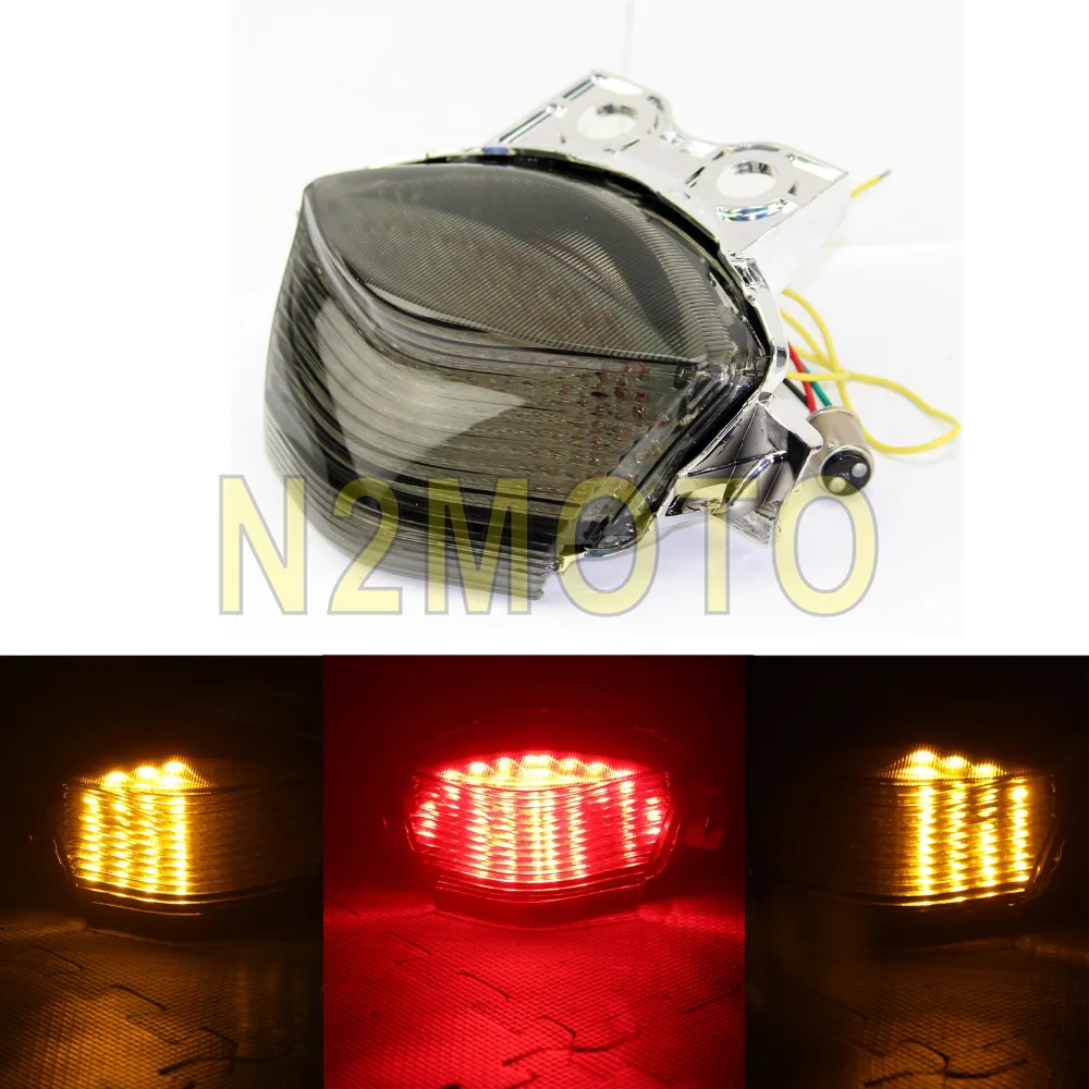Smoke Motorcycle Taillight Brake Amber/Red Turn Signal Light LED for KAWASAKI Ninja 650R ER6N ER6F 2006 2007 2008
Smoke Motorcycle Taillight Brake Amber/Red Turn Signal Light LED for KAWASAKI Ninja 650R ER6N ER6F 2006 2007 2008