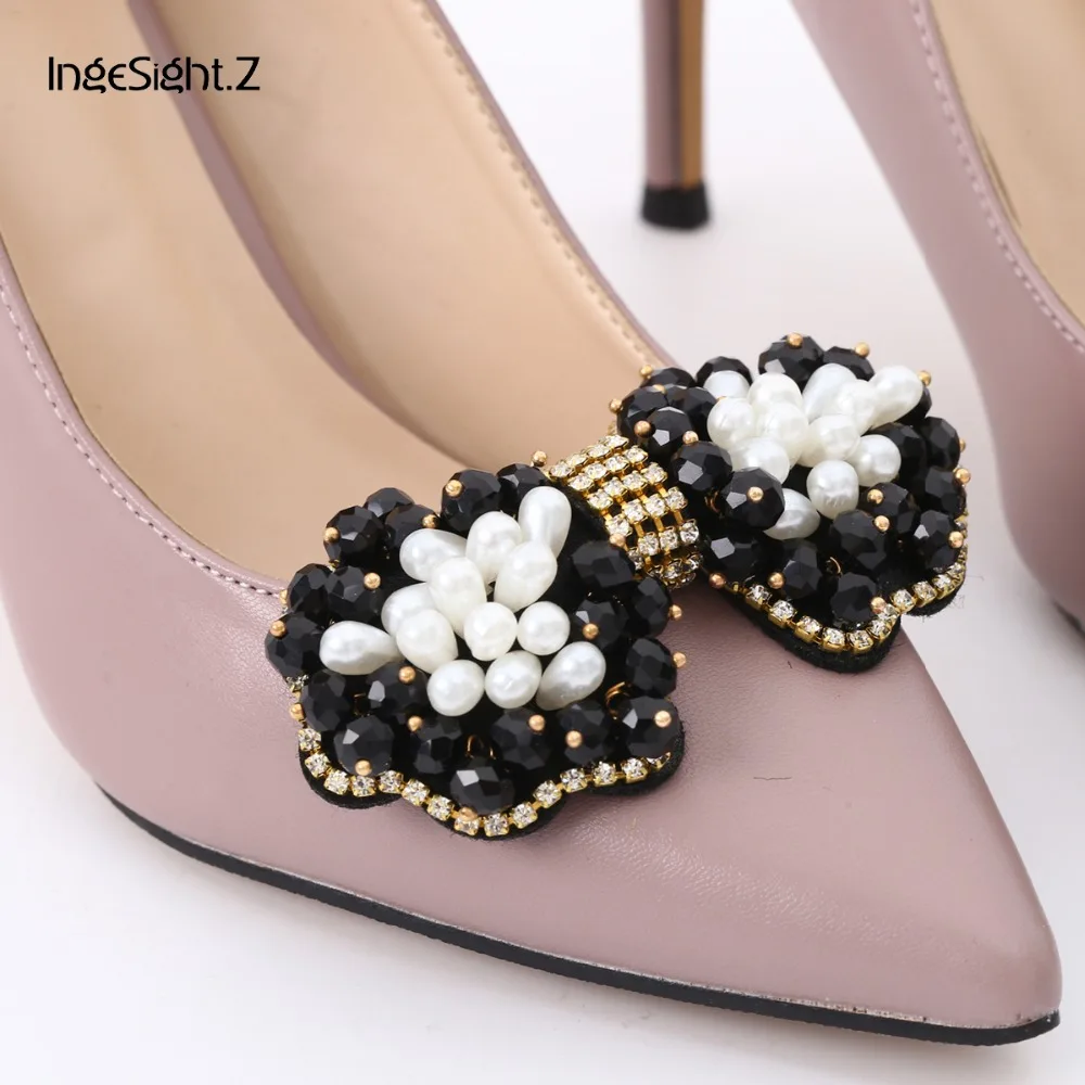 IngeSight.Z 2 Pieces Charm Pearl Crytal Bowknot Shoe Decoration Elegant Women Anklet Shoe Clip Prom Fashion Jewelry Accessories
IngeSight.Z 2 Pieces Charm Pearl Crytal Bowknot Shoe Decoration Elegant Women Anklet Shoe Clip Prom Fashion Jewelry Accessories