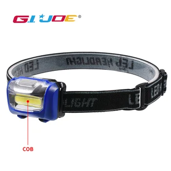 GIJOE cob headlight mini led headlamp plastic case use 3*AAA battery waterproof rotatable portable light high power
GIJOE cob headlight mini led headlamp plastic case use 3*AAA battery waterproof rotatable portable light high power