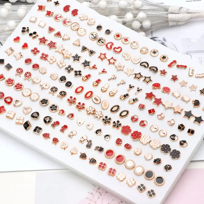 100 Pairs Assorted Styles Polymer Clay Hypoallergenic Stud Earrings Lot for Kids
100 Pairs Assorted Styles Polymer Clay Hypoallergenic Stud Earrings Lot for Kids