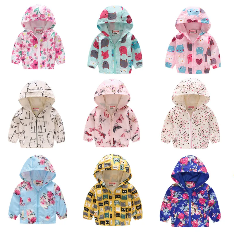 New Cartoon Printed Hooded Jackets For Girls Coat Boys Outerwear Baby Jacket Enfant Kids Waterproof Windbreaker Children clothes
New Cartoon Printed Hooded Jackets For Girls Coat Boys Outerwear Baby Jacket Enfant Kids Waterproof Windbreaker Children clothes