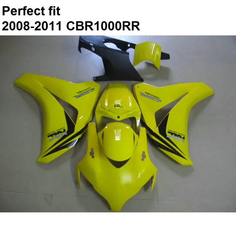 Injection molding fairing body kit for Honda CBR1000RR 08 09 10 11 yellow motorcycle fairings set CBR 1000RR 2008-2011 CY45
Injection molding fairing body kit for Honda CBR1000RR 08 09 10 11 yellow motorcycle fairings set CBR 1000RR 2008-2011 CY45
