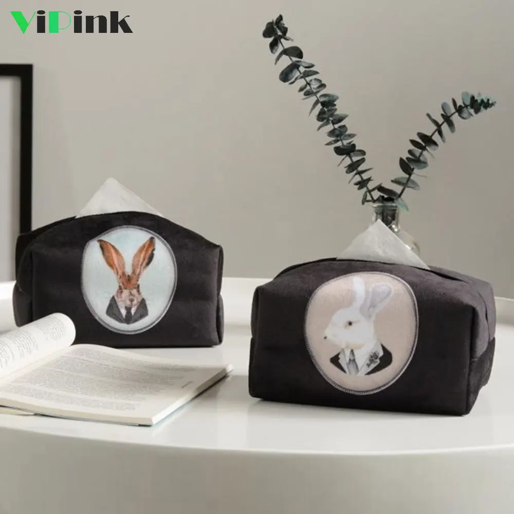 Vintage Rabbit Flock Cloth Tissue Boxes Tissue Paper Box Cover Case Living Room Table Decorative Tissue Box Holder For Car Hotel
Vintage Rabbit Flock Cloth Tissue Boxes Tissue Paper Box Cover Case Living Room Table Decorative Tissue Box Holder For Car Hotel
