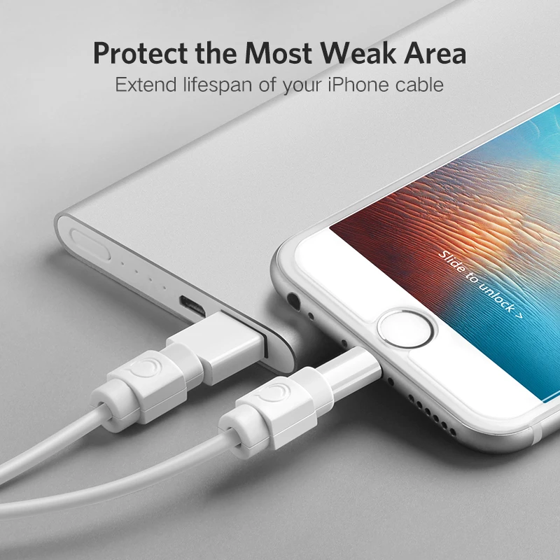 Защита кабеля Ugreen для iPhone защитный кабель зарядного устройства USB защита
