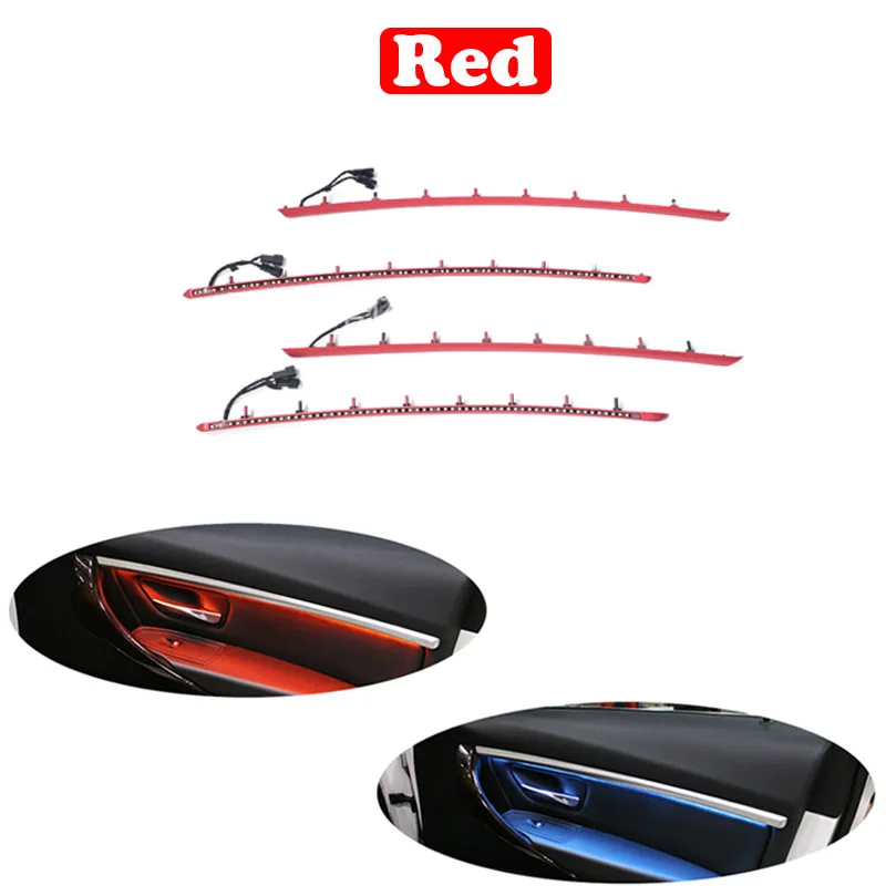 Four Interior Doors Panel LED Decorative Trims Lights With Blue And Orange Colors Atmosphere Lights For BMW 3 Series F30 12-18
Four Interior Doors Panel LED Decorative Trims Lights With Blue And Orange Colors Atmosphere Lights For BMW 3 Series F30 12-18