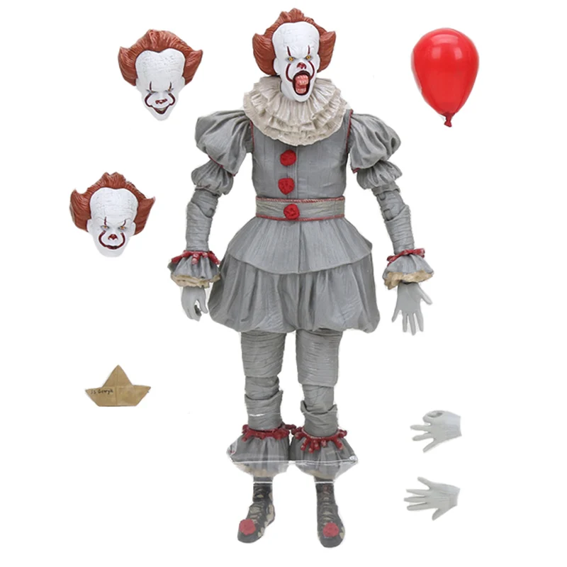 anime Neca Stephen King's It Pennywise Joker Action Figure Toys Horror Dolls 18cm Collection model Halloween Christmas Gift
anime Neca Stephen King's It Pennywise Joker Action Figure Toys Horror Dolls 18cm Collection model Halloween Christmas Gift