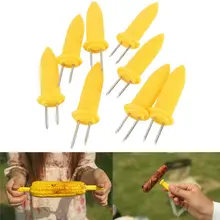 6pcs Safe Corn on the Cob Holders Skewers Needle Prongs For BBQ Barbecue 6pcs Safe Corn on the Cob Holders Skewers Needle Prongs For BBQ Barbecue