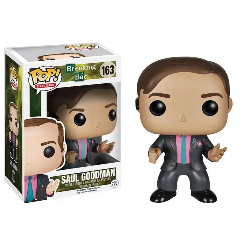FUNKO POP 10cm Breaking Bad Vinyl Figure #163 SAUL GOODMAN Jimmy McGill Collection Action Figure Toys Vinyl Doll
FUNKO POP 10cm Breaking Bad Vinyl Figure #163 SAUL GOODMAN Jimmy McGill Collection Action Figure Toys Vinyl Doll