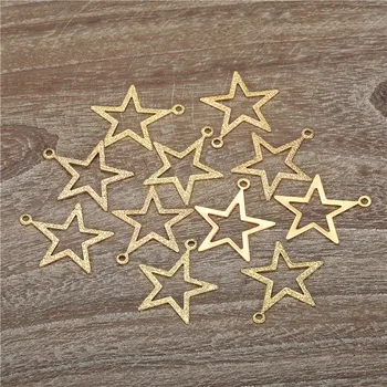 50PCS/lot Geometric Series Gold Silver Color Brass Star Charms For Jewelry Making DIY Star Stardust Blank Stamping Pendants
50PCS/lot Geometric Series Gold Silver Color Brass Star Charms For Jewelry Making DIY Star Stardust Blank Stamping Pendants
