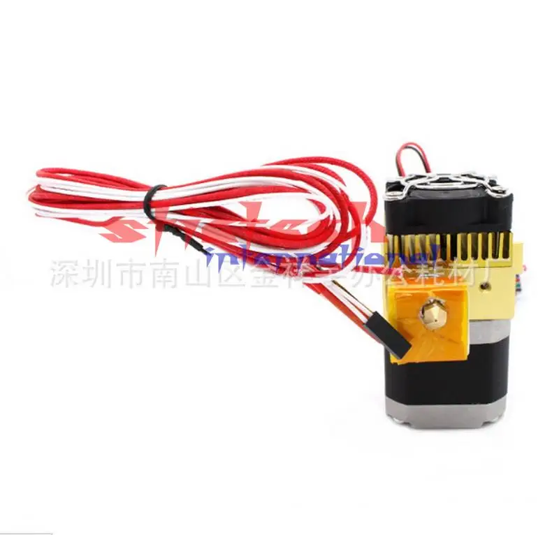 

by dhl or ems 10pcs Upgrade Extruder MK8 Head J-head Hotend For Makerbot Prusa i3 3D Printers Parts with Motor Fan