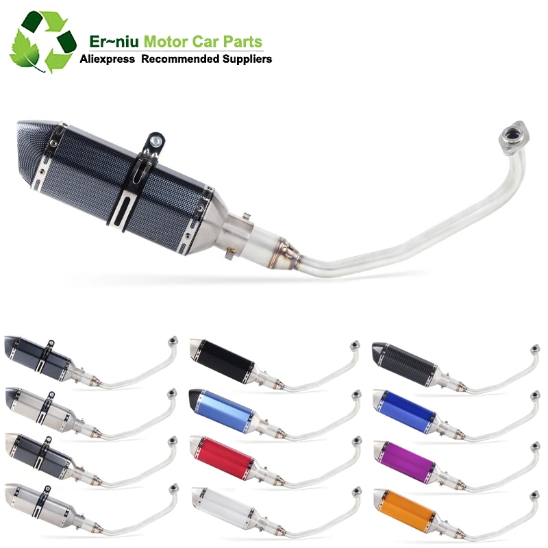 PCX 125 150 Motorcycle Scooter Exhaust Muffler Full System Middle Pipe Slip-On Escape Fit For HONDA PCX125 PCX150
PCX 125 150 Motorcycle Scooter Exhaust Muffler Full System Middle Pipe Slip-On Escape Fit For HONDA PCX125 PCX150