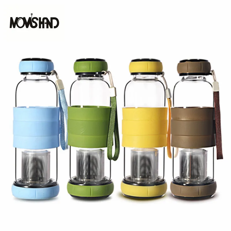 MOM'S HAND Pumpkin Cover Glass Water Bottle With Tea Infuser Two-way Communication Anti Scald Outdoor Bottle
MOM'S HAND Pumpkin Cover Glass Water Bottle With Tea Infuser Two-way Communication Anti Scald Outdoor Bottle