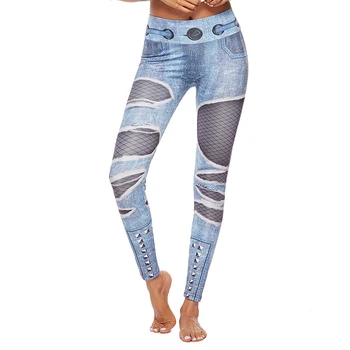 New Women Jeans Print Leggings Sporting Workout Leggins 3D Workout Fitness Elastic Printed Pants Athleisure Leggings
New Women Jeans Print Leggings Sporting Workout Leggins 3D Workout Fitness Elastic Printed Pants Athleisure Leggings