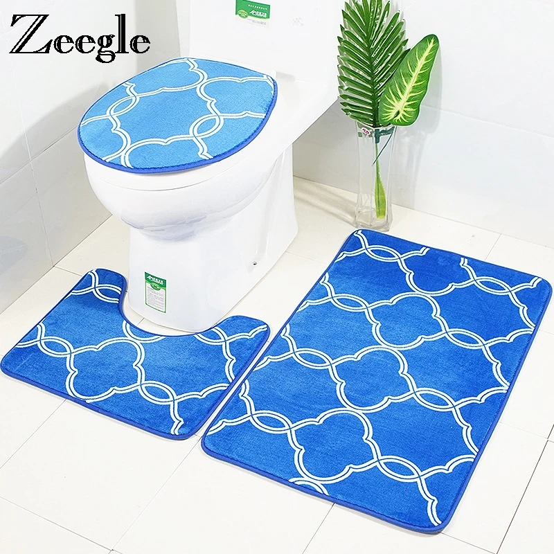 Zeegle Crown Flower Pattern Bath Mats 3Pcs Bathroom Carpets Flannel Mat For Toilet Anti-slip Bathroom Floor Mats Bath Rugs
Zeegle Crown Flower Pattern Bath Mats 3Pcs Bathroom Carpets Flannel Mat For Toilet Anti-slip Bathroom Floor Mats Bath Rugs