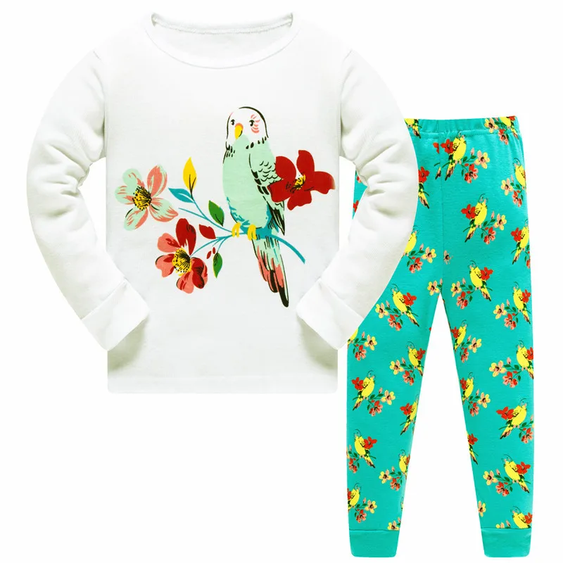 3-8 Years old Girls New Kids Pajamas set Bird Clothes Kids Cartoon Clothing Sets Children Sleepwear Pajamas suit
3-8 Years old Girls New Kids Pajamas set Bird Clothes Kids Cartoon Clothing Sets Children Sleepwear Pajamas suit