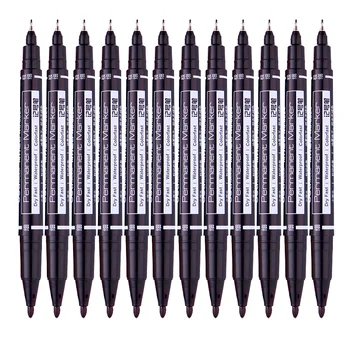 Twin Tip Permanent Markers, Fine Point, ( Black, Blue, Red ) Ink, 0.5mm-1mm Highlighter Stationery Office Supplies
Twin Tip Permanent Markers, Fine Point, ( Black, Blue, Red ) Ink, 0.5mm-1mm Highlighter Stationery Office Supplies