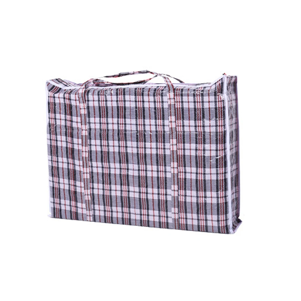 Description Picture 5 of itemReusable Plastic Jumbo Laundry Zipped Large Strong Shopping Home Storage Bag Strong Woven Plastic PVC Bags