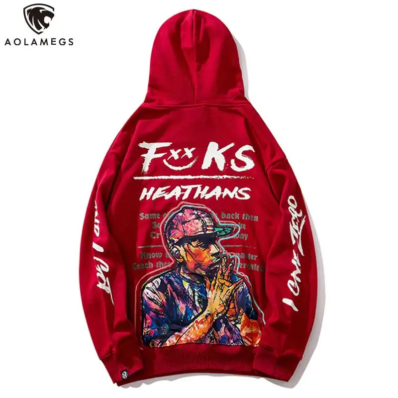 Aolamegs Hoodies Men Funny Painting Printed Men Pullover College Style Casual Hooded Sweatshirt High Street Autumn Streetwear
Aolamegs Hoodies Men Funny Painting Printed Men Pullover College Style Casual Hooded Sweatshirt High Street Autumn Streetwear