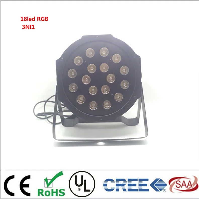 LED Flat Par 3in1 rgb 18leds 4W 18 LED RGB Color Mixing LED DJ Wash Light Stage Uplighting KTV Disco DJ DMX512
LED Flat Par 3in1 rgb 18leds 4W 18 LED RGB Color Mixing LED DJ Wash Light Stage Uplighting KTV Disco DJ DMX512
