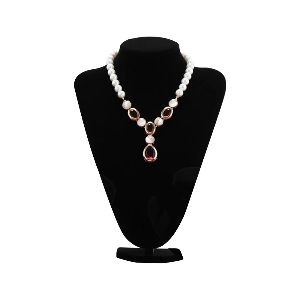 New Velvet PU Necklace Jewelry Display Stand Mannequin Necklace Show Holder Decorate Jewelry Display Shelf
New Velvet PU Necklace Jewelry Display Stand Mannequin Necklace Show Holder Decorate Jewelry Display Shelf