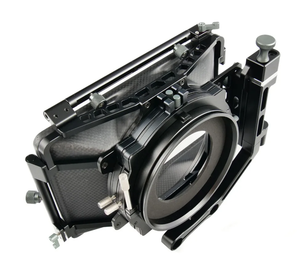 CAME-TV DSLR Rigs Carbon Fiber 4 X 4 Matte Box MB-02 Mattebox 15mm for 5D/7D/GH3
CAME-TV DSLR Rigs Carbon Fiber 4 X 4 Matte Box MB-02 Mattebox 15mm for 5D/7D/GH3