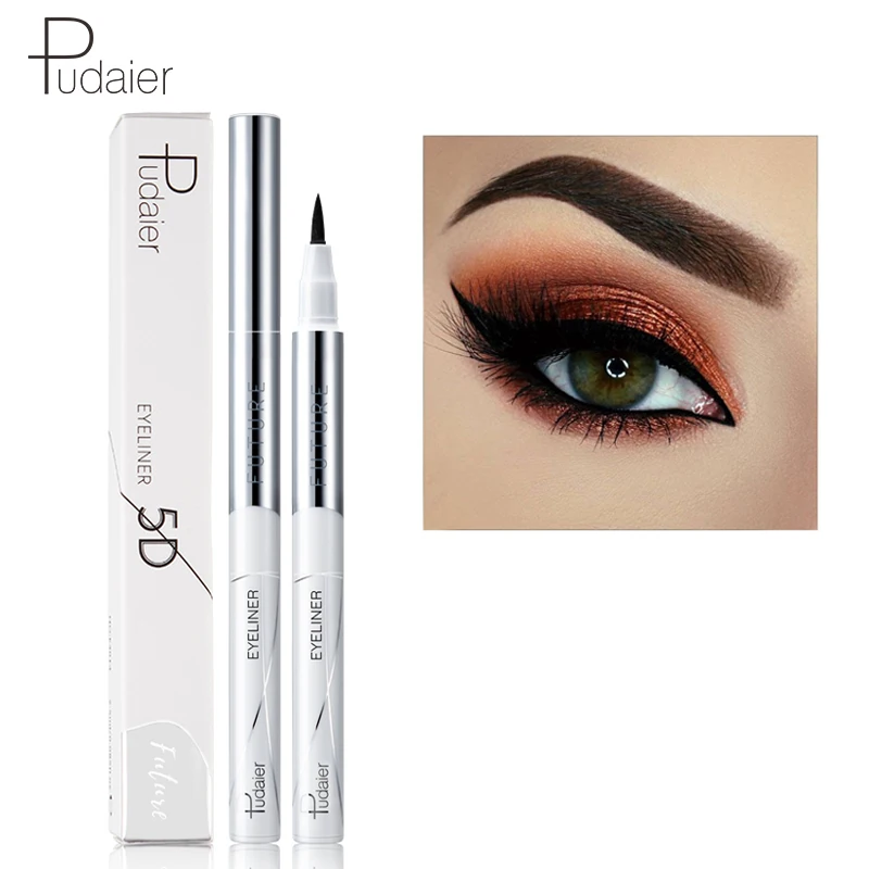 Pudaier 5D Black Soft Thin Head Liquid Eyeliner Pencils Waterproof Sweatproof Long Lasting Makeup Eye Liner Pen for Beginner
Pudaier 5D Black Soft Thin Head Liquid Eyeliner Pencils Waterproof Sweatproof Long Lasting Makeup Eye Liner Pen for Beginner