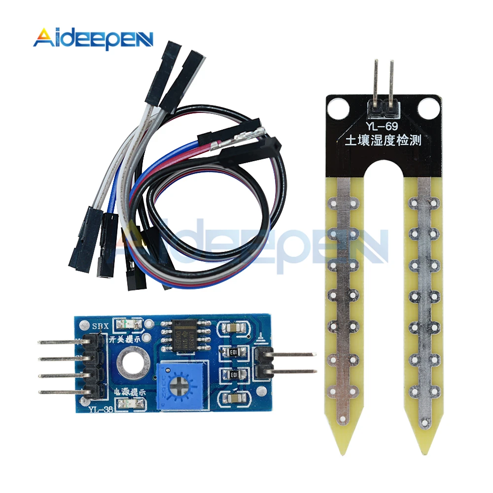 Soil Moisture Hygrometer Detection Humidity Sensor Module For Arduino Development Board DIY Soil Hygrometer Module
Soil Moisture Hygrometer Detection Humidity Sensor Module For Arduino Development Board DIY Soil Hygrometer Module