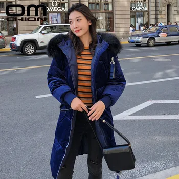 OMCHION Faux Fur Collar Women Long Winter Parka Jacket Coat 2019 Thick Warm Women Hooded Coat Cotton Padded Jackets Female LJK45
OMCHION Faux Fur Collar Women Long Winter Parka Jacket Coat 2019 Thick Warm Women Hooded Coat Cotton Padded Jackets Female LJK45