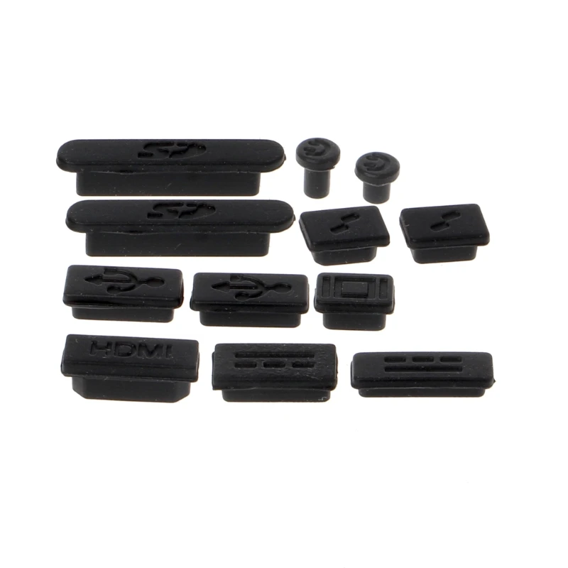 12Pcs/Set Silicone Anti-Dust Plug Stopper Kit For Macbook Air Pro Retina 11" 13" 15" 10166
12Pcs/Set Silicone Anti-Dust Plug Stopper Kit For Macbook Air Pro Retina 11" 13" 15" 10166