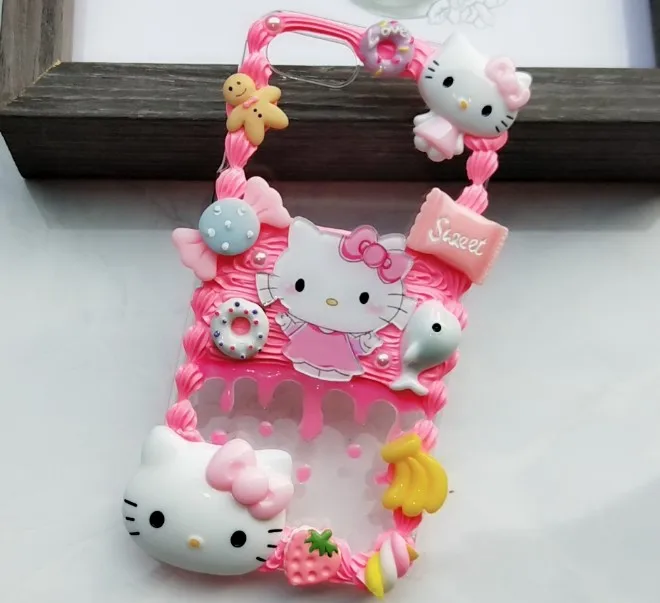 New For Huawei P20pro DIY case 3D KT cat clear phone cover for huawei nove3E /P20 plus handmade cake candy case girl gift
New For Huawei P20pro DIY case 3D KT cat clear phone cover for huawei nove3E /P20 plus handmade cake candy case girl gift