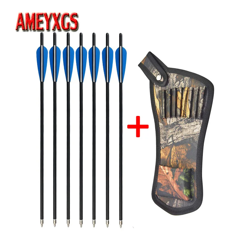 8pcs Archery 18/20/22inch Carbon Arrow And Arrow Quiver Bolt Crossbow Arrow For Crossbow Hunting Shooting Accessories
8pcs Archery 18/20/22inch Carbon Arrow And Arrow Quiver Bolt Crossbow Arrow For Crossbow Hunting Shooting Accessories