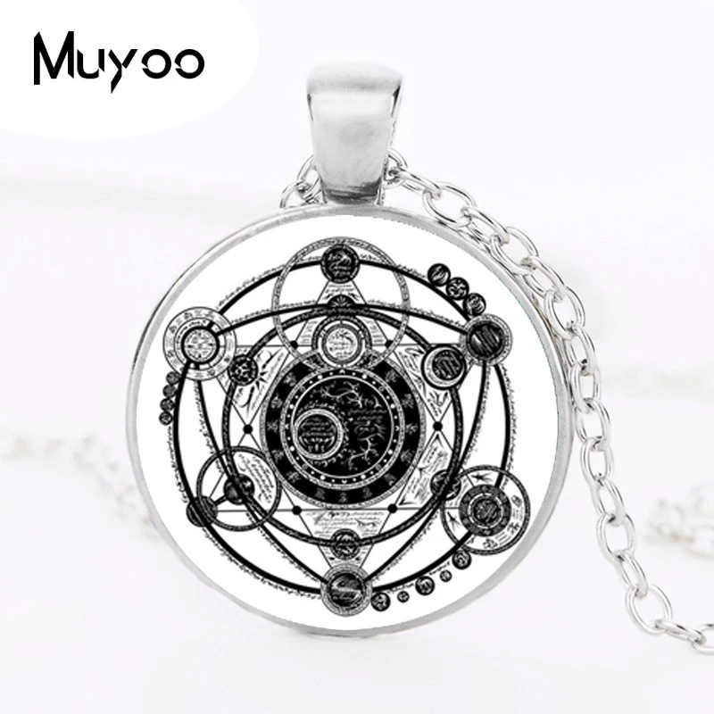 2017 Sigil Magic Witchcraft Pendant Choker Statement Silver Necklace For Women Dress Accessories Glass Cabochon Jewelry 001 HZ1
2017 Sigil Magic Witchcraft Pendant Choker Statement Silver Necklace For Women Dress Accessories Glass Cabochon Jewelry 001 HZ1