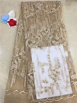 High class beaded French net lace fabric nice tulle cloth for evening dress PDN10(5yards/lot)
High class beaded French net lace fabric nice tulle cloth for evening dress PDN10(5yards/lot)