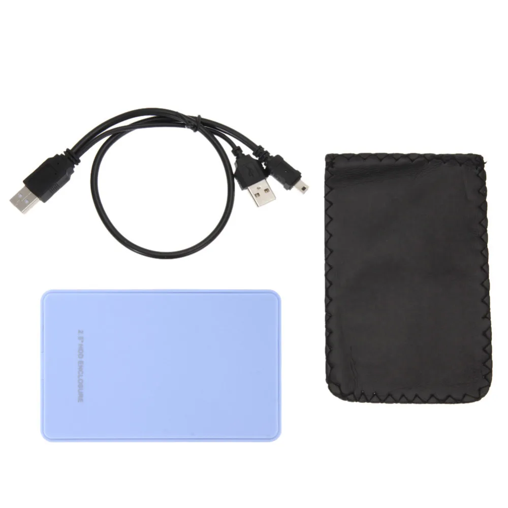 High Quality External Enclosure for Hard Drive Disk USB 2.0 SATA HDD Portable Case 2.5" Inch Support 2TB Hdd Hard Drive Blue
High Quality External Enclosure for Hard Drive Disk USB 2.0 SATA HDD Portable Case 2.5" Inch Support 2TB Hdd Hard Drive Blue