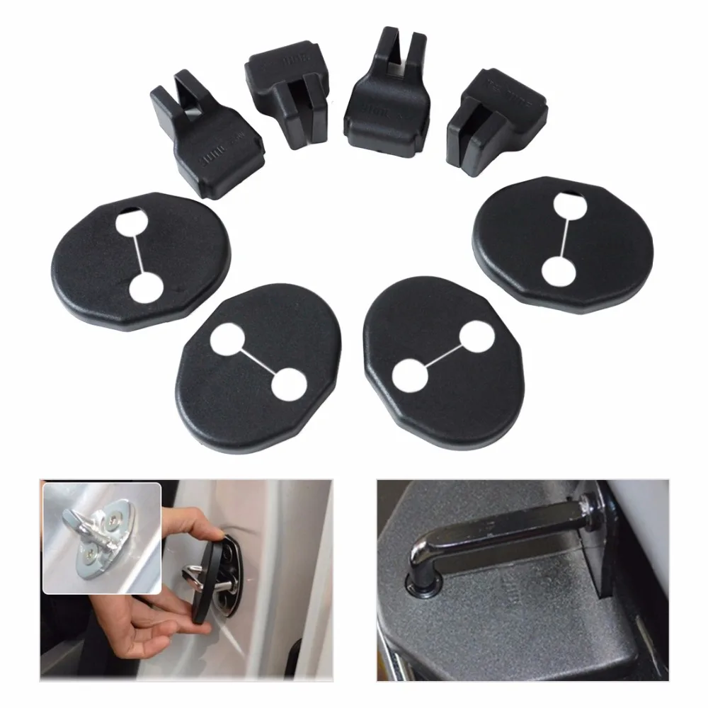 CITALL Waterproof Dustproof 4Pcs Car Door Striker Cover Lock Protector + 4Pcs Door Check Arm Protection Cover For Mazda 2 3 CX-5
CITALL Waterproof Dustproof 4Pcs Car Door Striker Cover Lock Protector + 4Pcs Door Check Arm Protection Cover For Mazda 2 3 CX-5