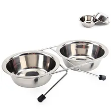 Double Dog Bowls Diner Dish Durable Stainless Steel Dog Cat Bowl Anti Slip Removable Puppy Pet Food Water Feeder
Double Dog Bowls Diner Dish Durable Stainless Steel Dog Cat Bowl Anti Slip Removable Puppy Pet Food Water Feeder