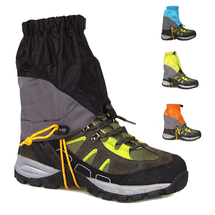 1 PR Trail Gaiter Protective Shoe Cover Running Hiking Outdoor Waterproof Guard