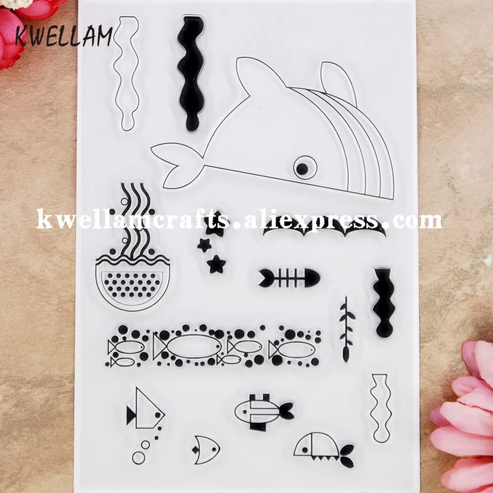 Fish Jellyfish Star Scrapbook photo cards rubber stamp clear stamp transparent stamp KW9060422
Fish Jellyfish Star Scrapbook photo cards rubber stamp clear stamp transparent stamp KW9060422