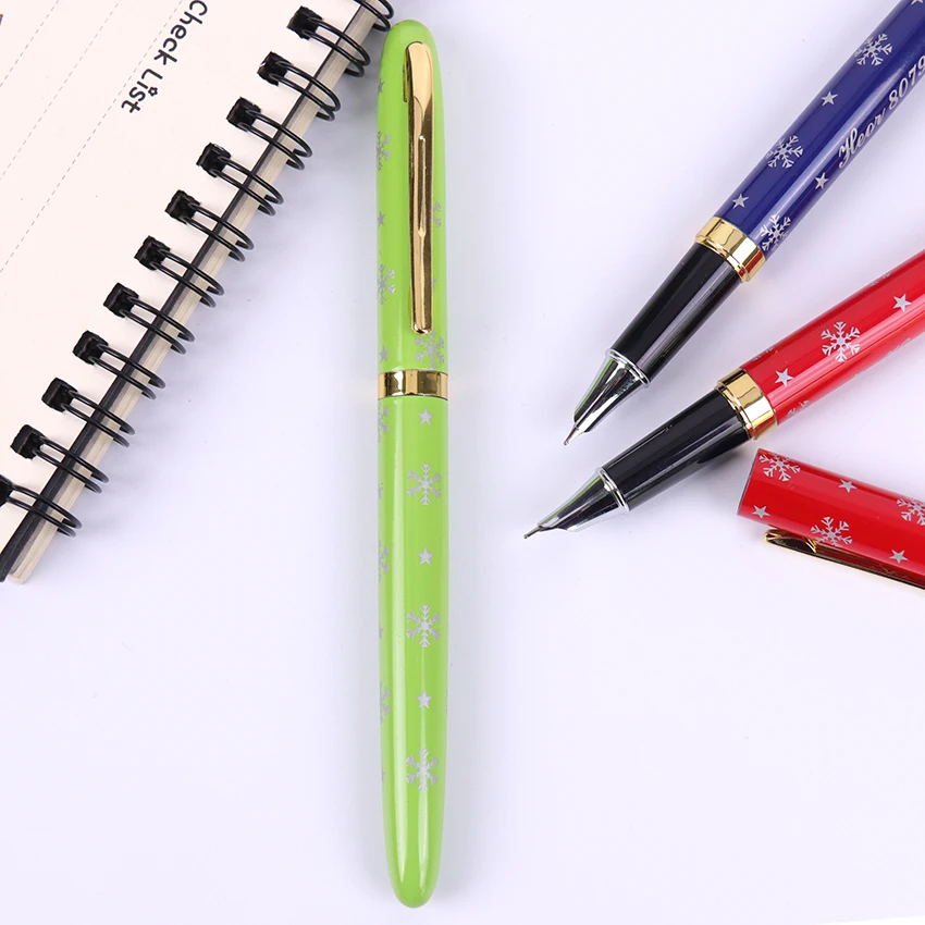 1PC Metal Fountain Pen School Office Supplies Stationery Elegant Pens For Writing School High Quality Ink Pens
1PC Metal Fountain Pen School Office Supplies Stationery Elegant Pens For Writing School High Quality Ink Pens