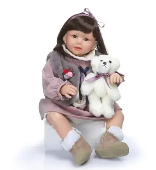 Big size 70cm reborn toddler doll soft silicone vinyl girl dolls real NPK 28inches baby doll toys for children gift
Big size 70cm reborn toddler doll soft silicone vinyl girl dolls real NPK 28inches baby doll toys for children gift