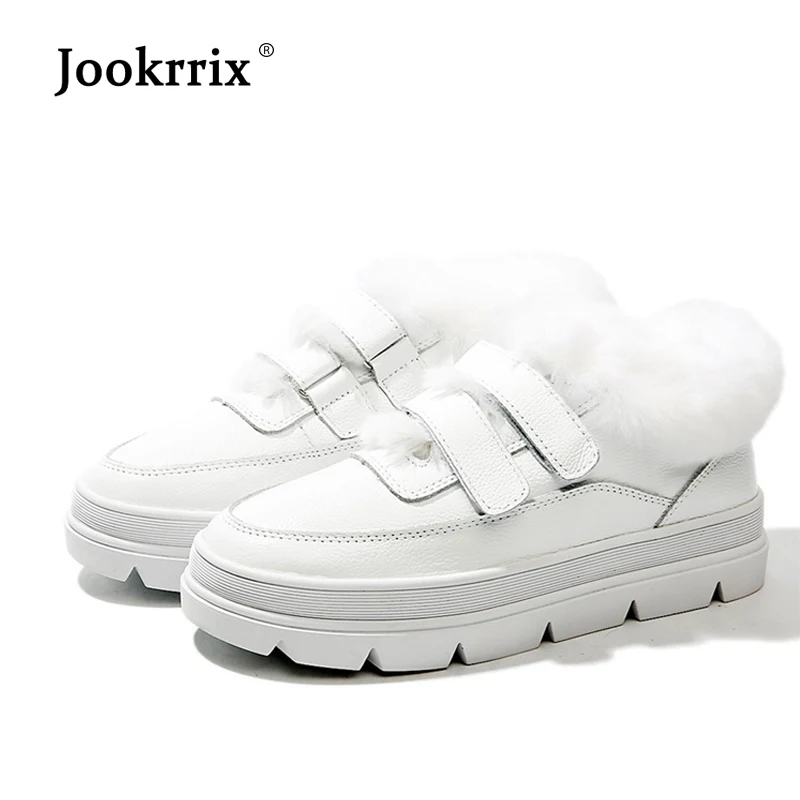 Casual White Shoes Women Sneakers Platform Angora zapatillas mujer Winter New Warm chaussures femme with Fur Hook&Loop Shoes
Casual White Shoes Women Sneakers Platform Angora zapatillas mujer Winter New Warm chaussures femme with Fur Hook&Loop Shoes