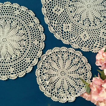 set of 5pcs Multi Round Hand Made Crochet doily/placemat set/placemat coasters/shabby chic/place mats/doilies crochet
set of 5pcs Multi Round Hand Made Crochet doily/placemat set/placemat coasters/shabby chic/place mats/doilies crochet