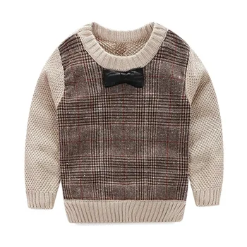 Baby Sweater Baby Sweater Boy Autumn Long Sleeve Plaid Bow Tie Knit Sweater Child Pullover Children's Clothing
Baby Sweater Baby Sweater Boy Autumn Long Sleeve Plaid Bow Tie Knit Sweater Child Pullover Children's Clothing