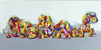 100% handmade painting six dogs on oil canvas for living room decor and wallpaper, gallery
100% handmade painting six dogs on oil canvas for living room decor and wallpaper, gallery
