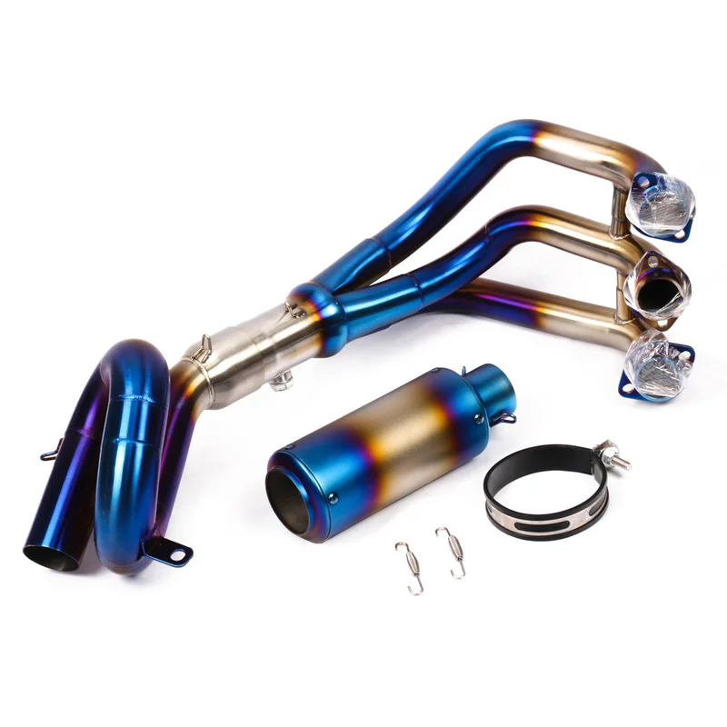 For Yamaha MT09 Motorcycle Exhaust Full System Muffler Modified With Front Middle Stainless steel Link Pipe Exhaust Length 310mm
For Yamaha MT09 Motorcycle Exhaust Full System Muffler Modified With Front Middle Stainless steel Link Pipe Exhaust Length 310mm